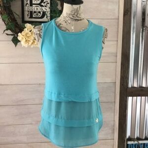 MICHAEL Michael Kors Blue Layered Tank Top